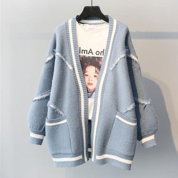 Női kardigán széles modell rögzítés nélkül