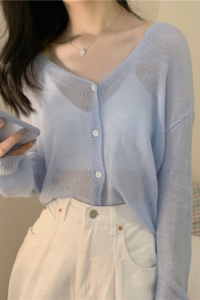 Praegune naiste vest pikkade varrukatega lai mudel