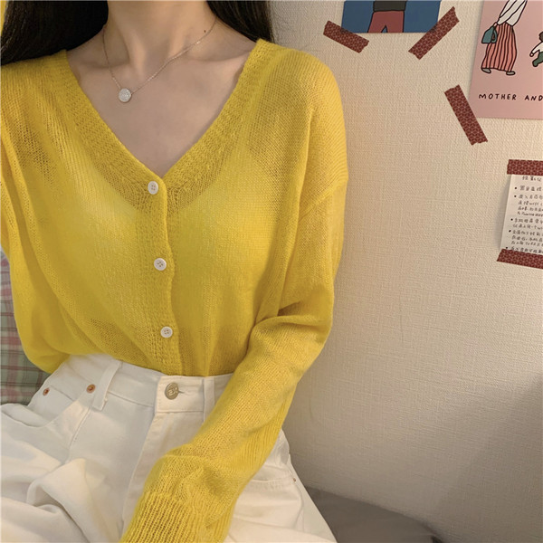 Praegune naiste vest pikkade varrukatega lai mudel