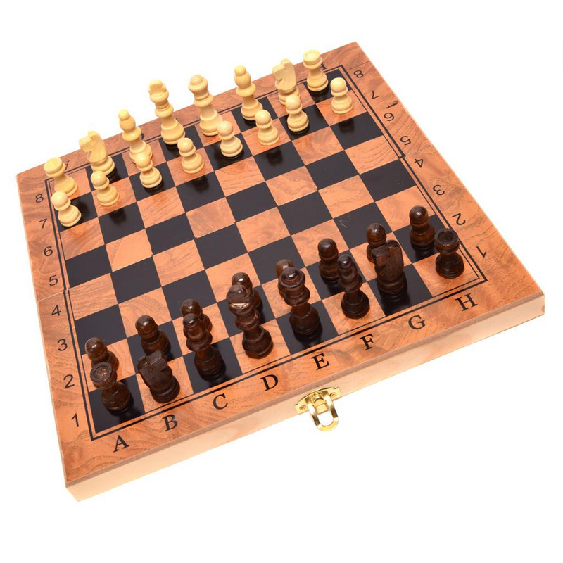 Бамбуков шах с табла,48х48 см