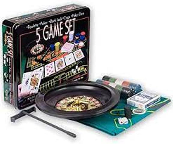 Комплект игри в метална кутия