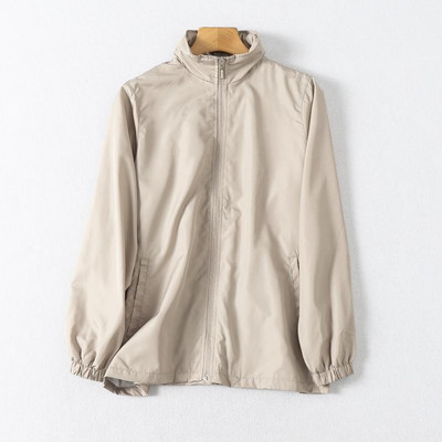 Jacheta de toamna subtire tip jacheta de vant cu fermoar