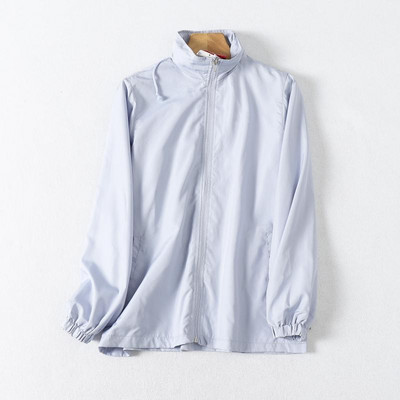 Jacheta de toamna subtire tip jacheta de vant cu fermoar