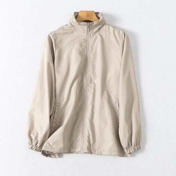 Jacheta de toamna subtire tip jacheta de vant cu fermoar