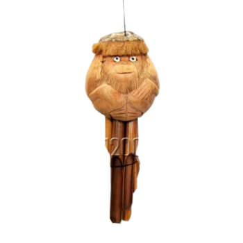 Wind Bell, Bamboo, Monkey