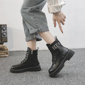 Ghete de dama moderne din piele ecologica cu catarama