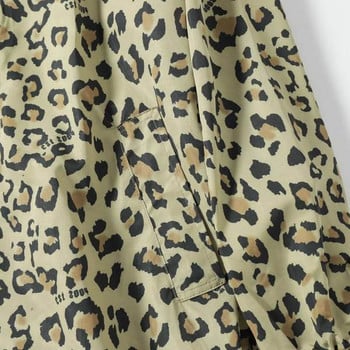 Λεπτό φθινοπωρινό μπουφάν αντιανεμικό με leopard print