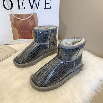 Γυναικείες μπότες με λαμπερό αποτέλεσμα σε διάφορα χρώματα