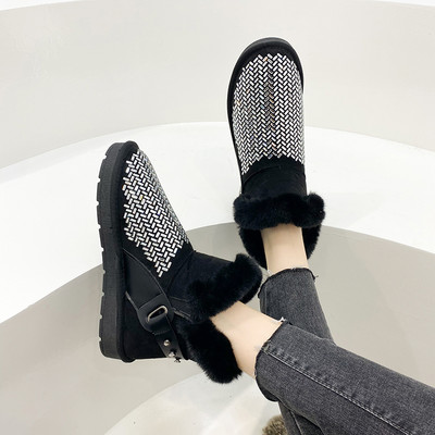 Casual γυναικείες μπότες από οικολογικό σουέτ