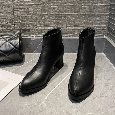 Cizme de dama stilate din piele ecologica model ascutit