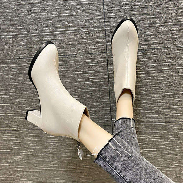 Cizme de dama stilate din piele ecologica model ascutit