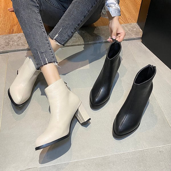 Cizme de dama stilate din piele ecologica model ascutit