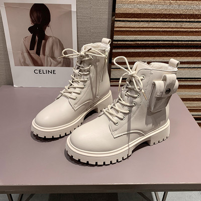 Moderne muške čizme s grubim potplatom - dvije boje