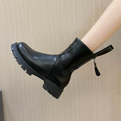 Casual čizme s patentnim zatvaračem u dvije boje