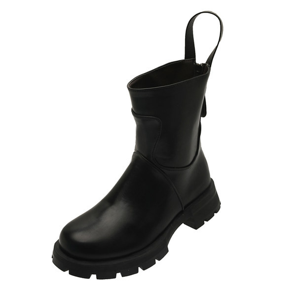 Casual čizme s patentnim zatvaračem u dvije boje