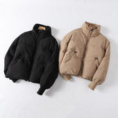 Lühike lukuga sügis-talvine jope