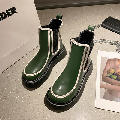 Ženske čizme od eko kože sa ravnim đonom