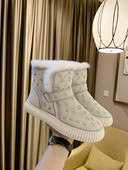 Női alkalmi csizma meleg béléssel és kövekkel