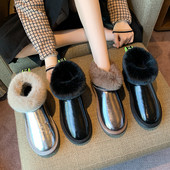 Cizme de dama cu captuseala moale in trei culori si talpa plata