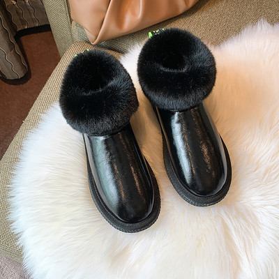 Cizme de dama cu captuseala moale in trei culori si talpa plata