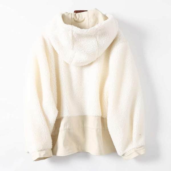 Sügis-talvine kapuutsiga ja taskutega sulejope