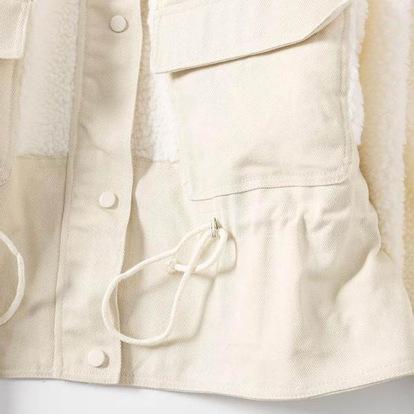 Sügis-talvine kapuutsiga ja taskutega sulejope