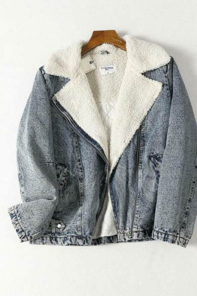 Őszi farmerdzseki béléssel