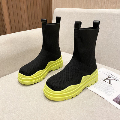 Alkalmi csizma sima textil modell, lapos talppal