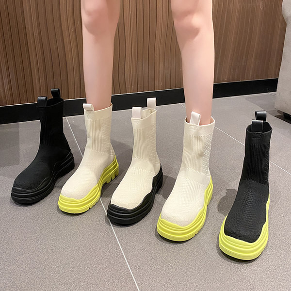 Alkalmi csizma sima textil modell, lapos talppal