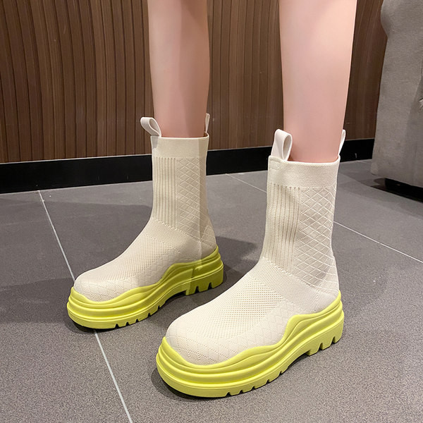 Alkalmi csizma sima textil modell, lapos talppal