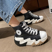 Ženske casual čizme s vezicama i aplikacijama