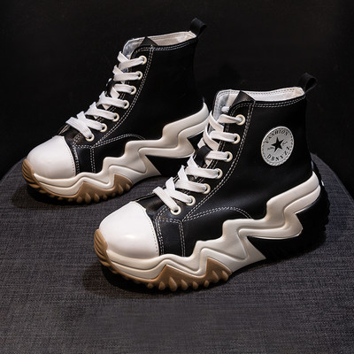 Ženske casual čizme s vezicama i aplikacijama