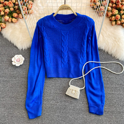 Pulover casual dama cu decolteu oval - mai multe culori