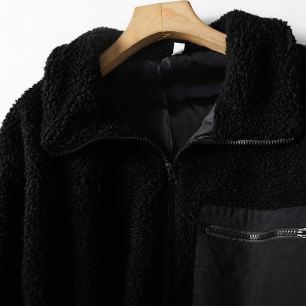 Napi kabát cipzárral és zsebbel