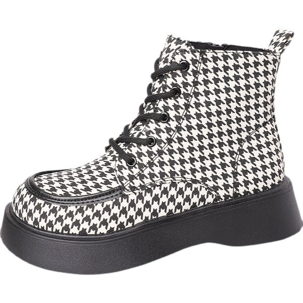 Új modell női alkalmi csizmák fűzős - két színben