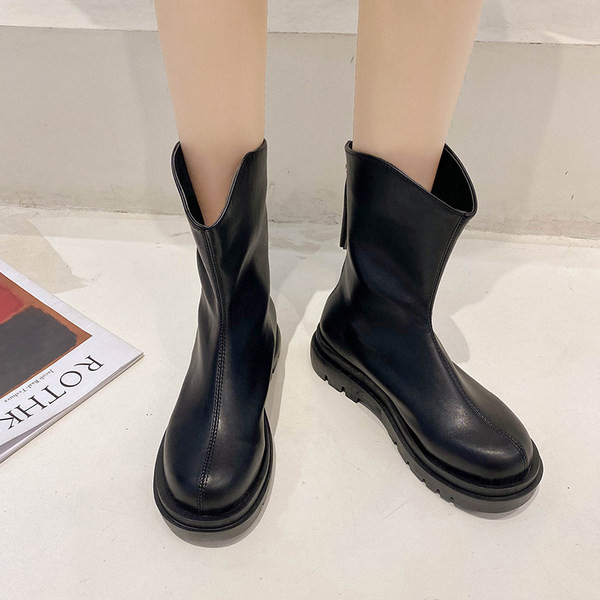 Női bőrcipő három színben, lapos talppal