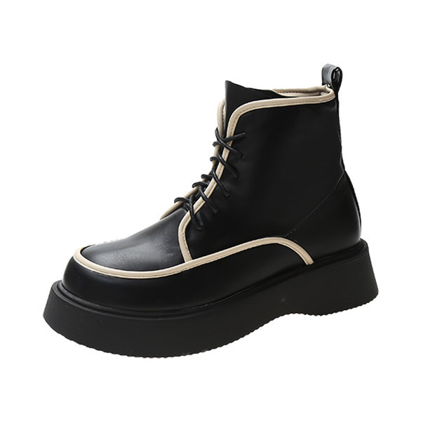 Aktuelne ženske kožne čizme sa vezicama