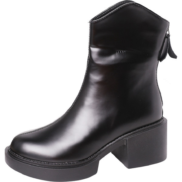 Kandilise kontsaga kunstnahast naiste saapad