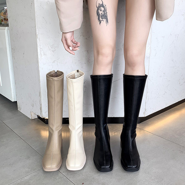 Ženske čizme sa debelom petom 4 cm