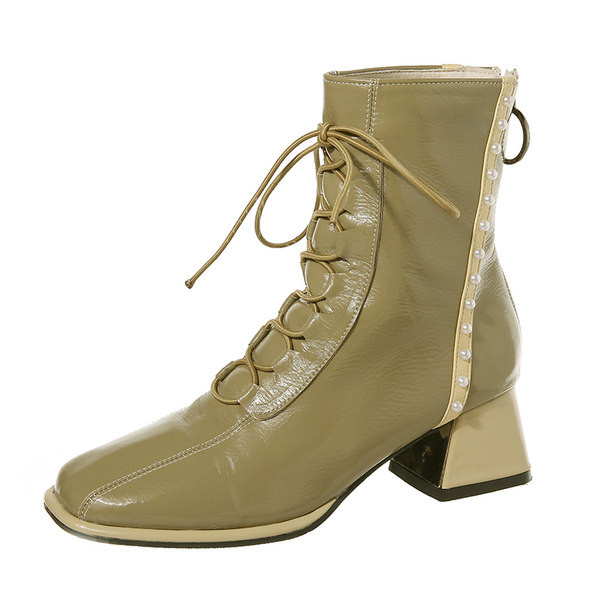 Praegused tõmblukuga paeltega ja 5 cm kontsaga naiste saapad