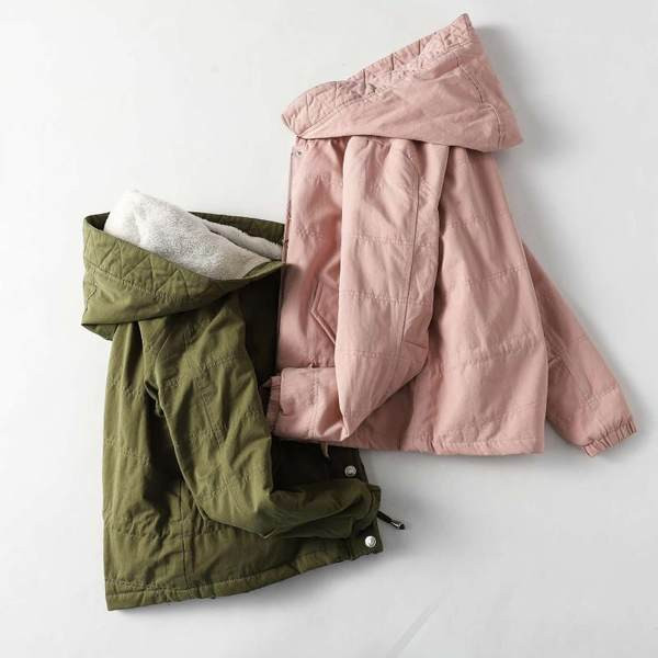 Kratka parka jakna s toplom postavom