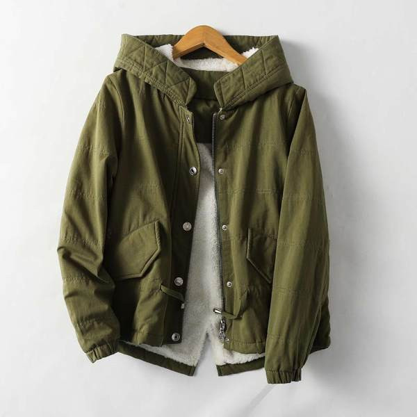 Kratka parka jakna s toplom postavom