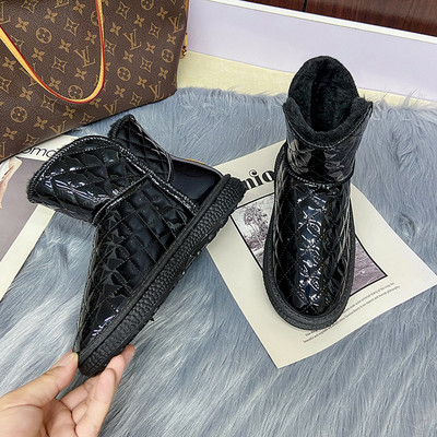 Női alkalmi csizma meleg béléssel