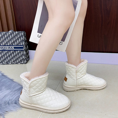 Női alkalmi csizma meleg béléssel