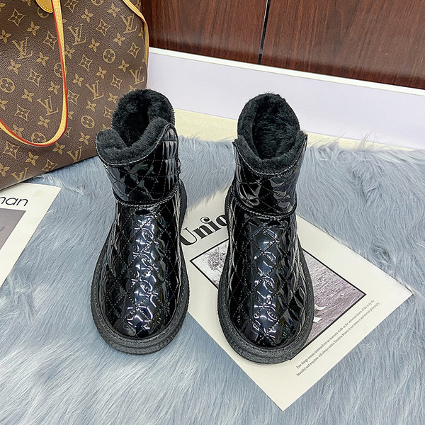 Női alkalmi csizma meleg béléssel