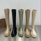 Eko bőrből készült alkalmi női csizma többféle színben