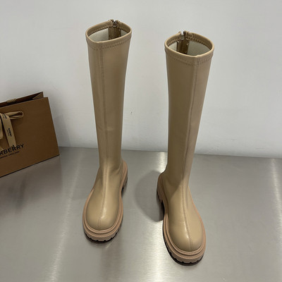 Eko bőrből készült alkalmi női csizma többféle színben