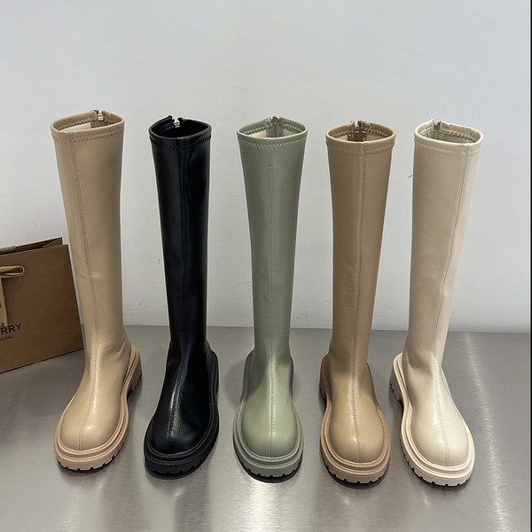 Eko bőrből készült alkalmi női csizma többféle színben