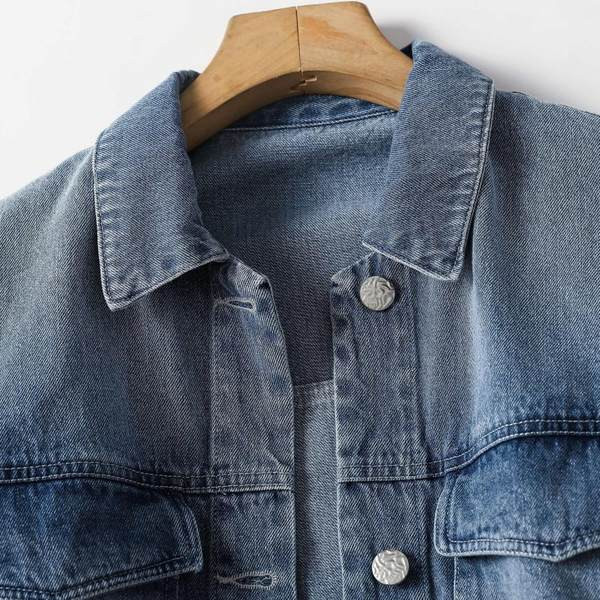 Kratka traper jakna sa natpisima