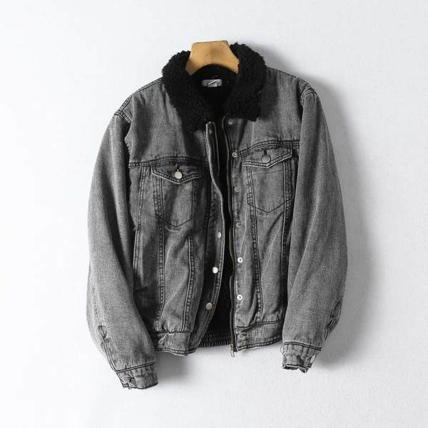 Női farmer dzseki meleg béléssel